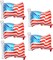 Latex Balloons 5PCS American Flag Patriotic Balloons – 4th of July, Independence Day, Labor Day & Memorial Day Party Decorations